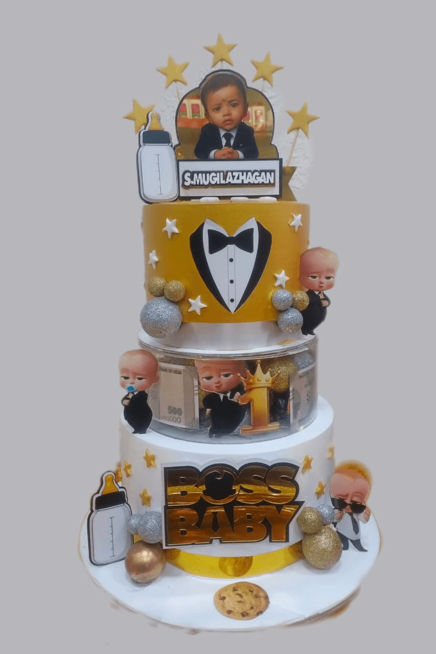 Boss Baby Theme Cake