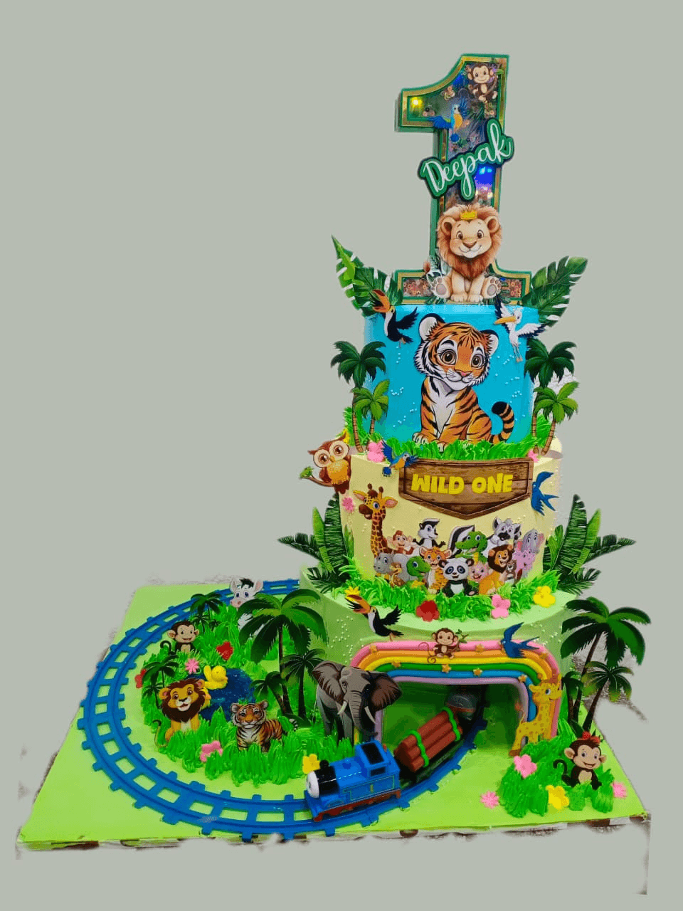 Jungle Theme Cake Design 3